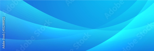 Blue banner background. Geometric dark blue light stripes texture background. Vector illustration abstract graphic design banner pattern presentation background web template.