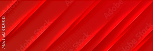 Abstract red banner