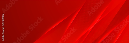 Abstract red banner