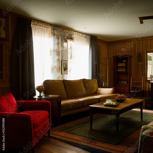 cozy vintage room interior © maciek