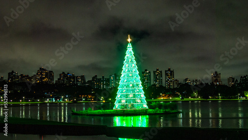 christmas tree in the city