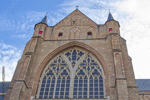 The Saint-Salvator Cathedral of Bruges in Flanders, Belgium