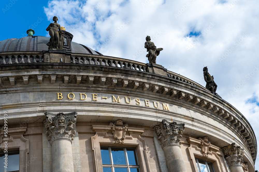 Berlin, Germany: Facade of Bode Museum