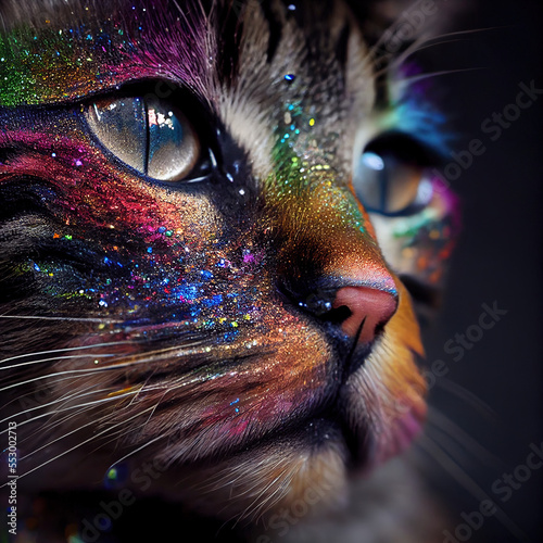 glitter cats party