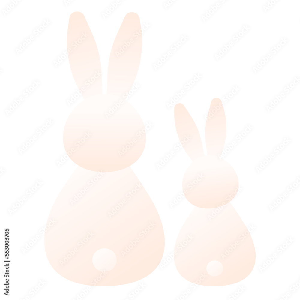 Fototapeta premium 토끼 일러스트