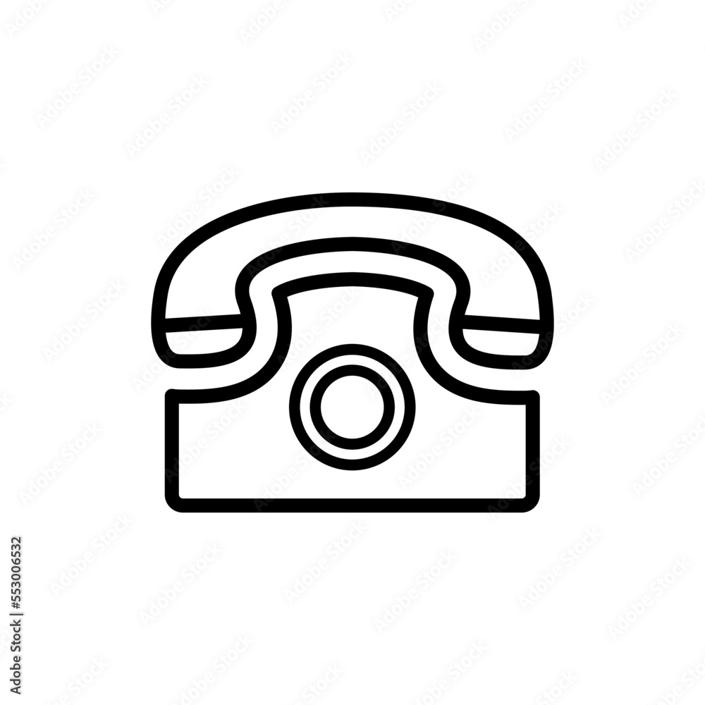 Phone icon vector flat style logo template Phone icon vector flat style logo template