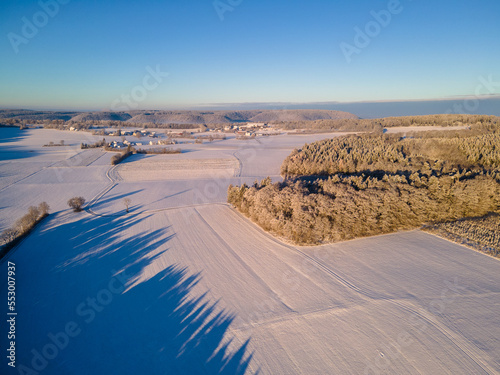 Winter auf dem Ru  berg bei Tuttlingen