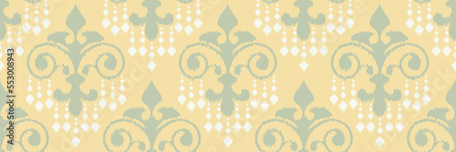 Ikat Damask Scandinavian embroidery, ikat seamless tribal Aztec, Fashion pattern Digital textile Asian Design ancient art for Prints Fabric saree Mughal Swaths texture Kurti Kurtis Kurtas