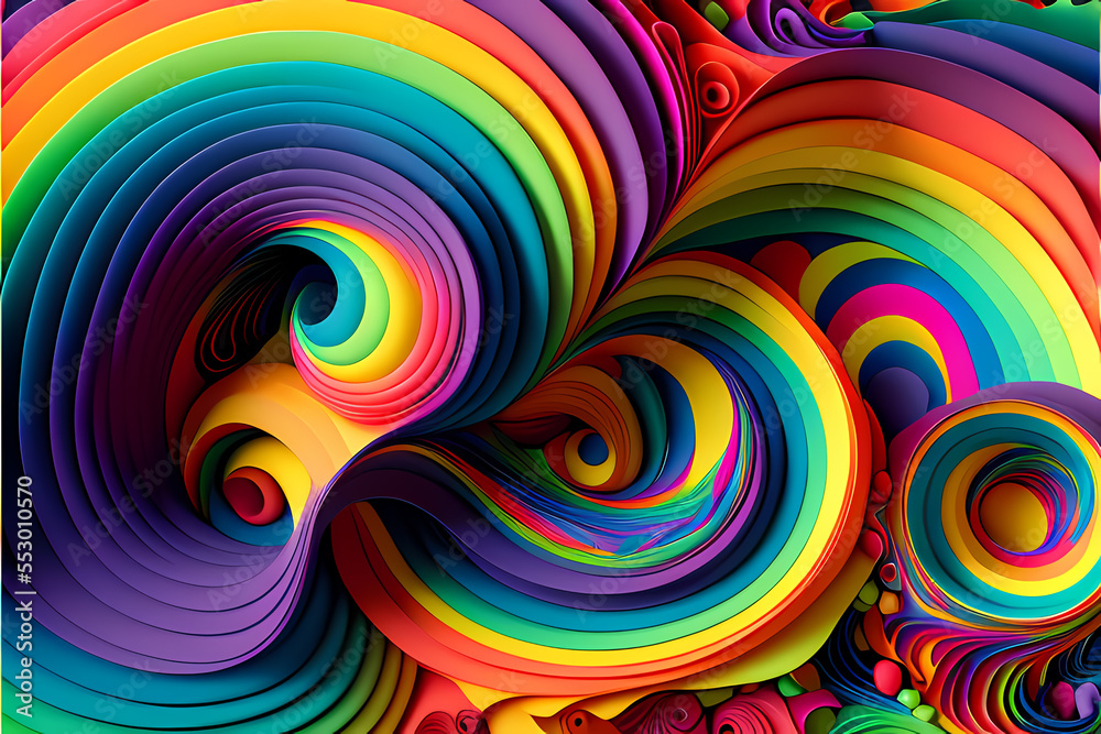 Seamless Abstract Colorful Design and Illustration Seamless Abstract Colorful Design and Illustration