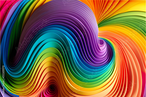 Seamless Abstract Colourful Design and Illustration