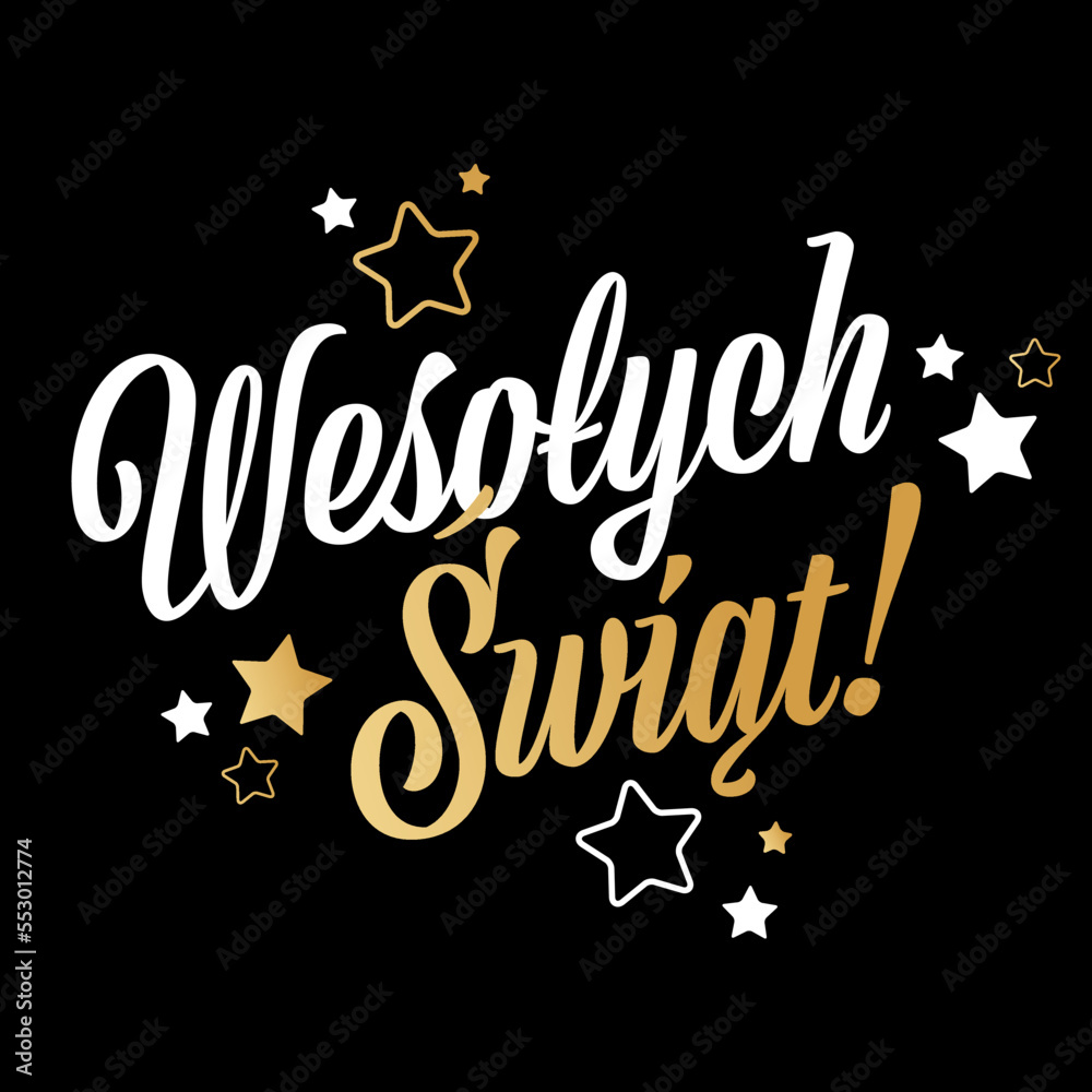 Obraz premium Wesołych świąt