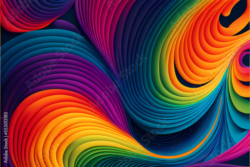 Seamless Abstract Colorful Design and Illustration