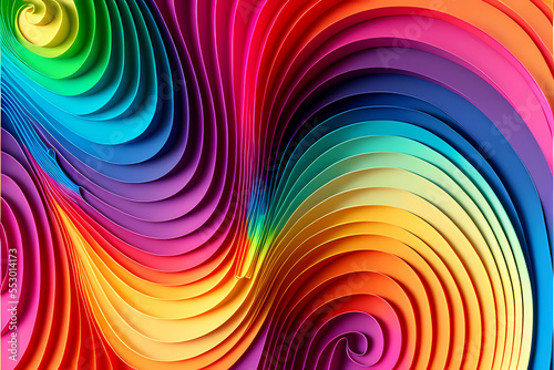 Seamless Abstract Colorful Design and Illustration
