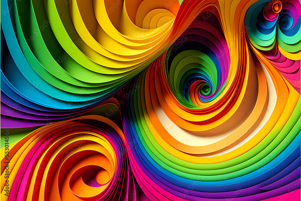 Seamless Abstract Colorful Design and Illustration