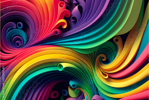 Seamless Abstract Colorful Design and Illustration © A J