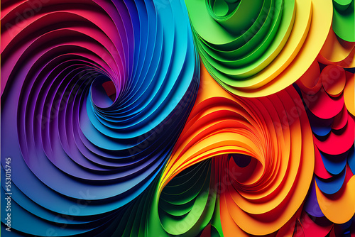 Seamless Abstract Colourful Design and Illustration