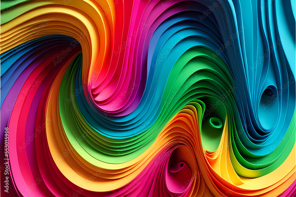 Fototapeta premium Seamless Abstract Colourful Design and Illustration