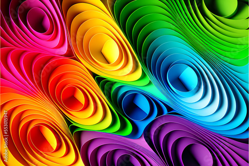 Seamless Abstract Colourful Design and Illustration