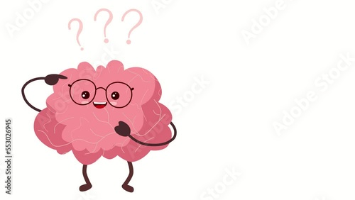 A brain with questions in mind
