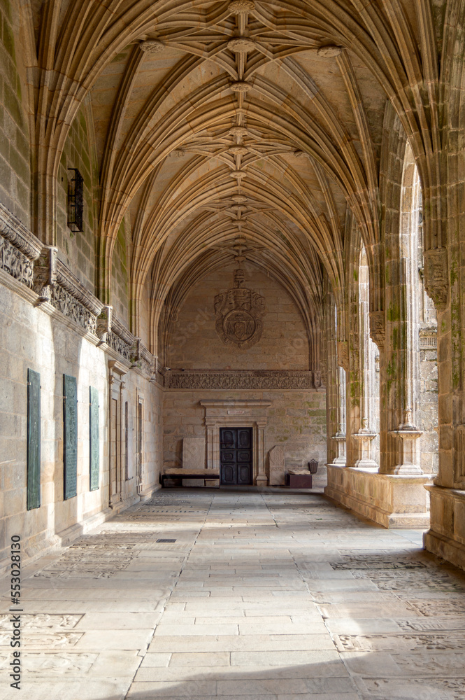El arco de la catedral de Santiago Compostela