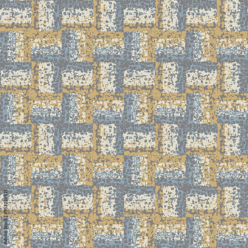 Mineral Stone Textured Houndstooth Pattern