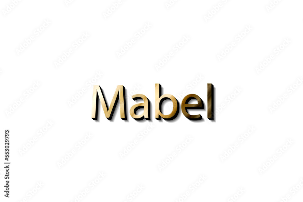 MABEL NAME 3D MABEL NAME 3D