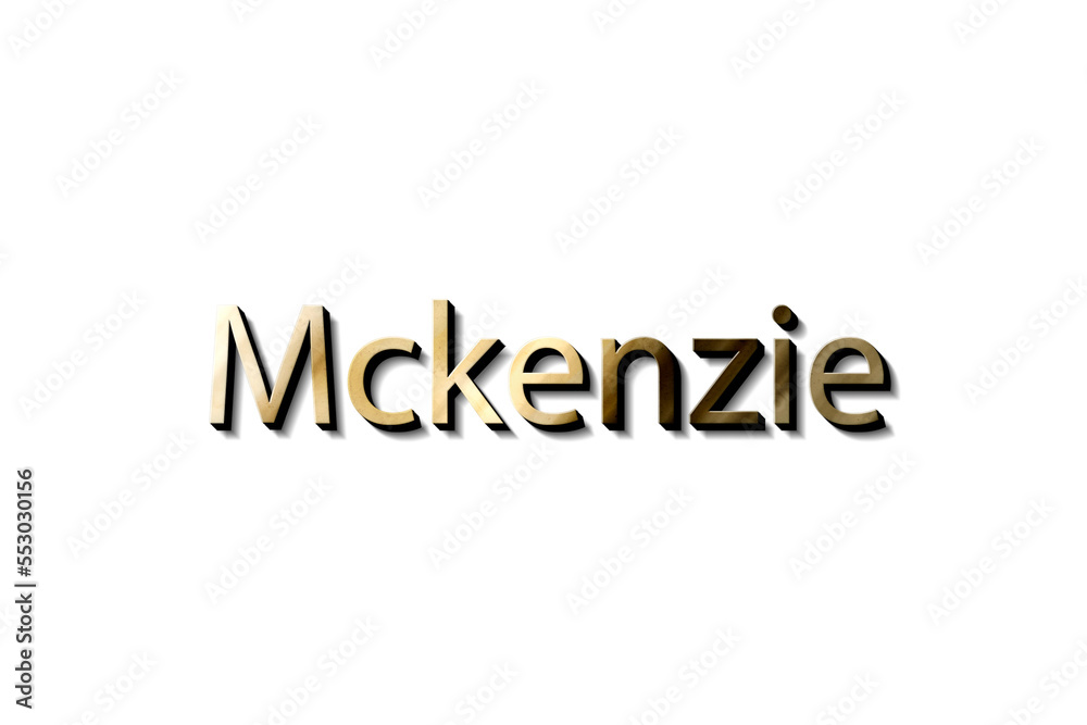 MCKENZIE NAME 3D MCKENZIE NAME 3D