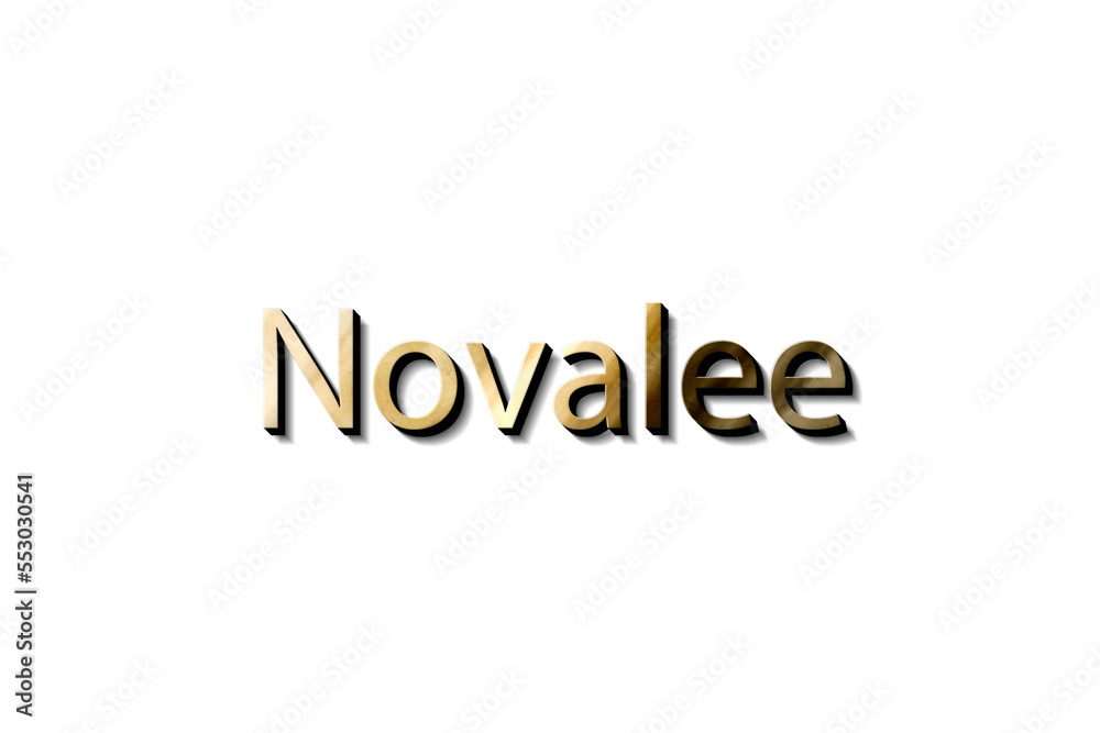 NOVALEE NAME 3D NOVALEE NAME 3D