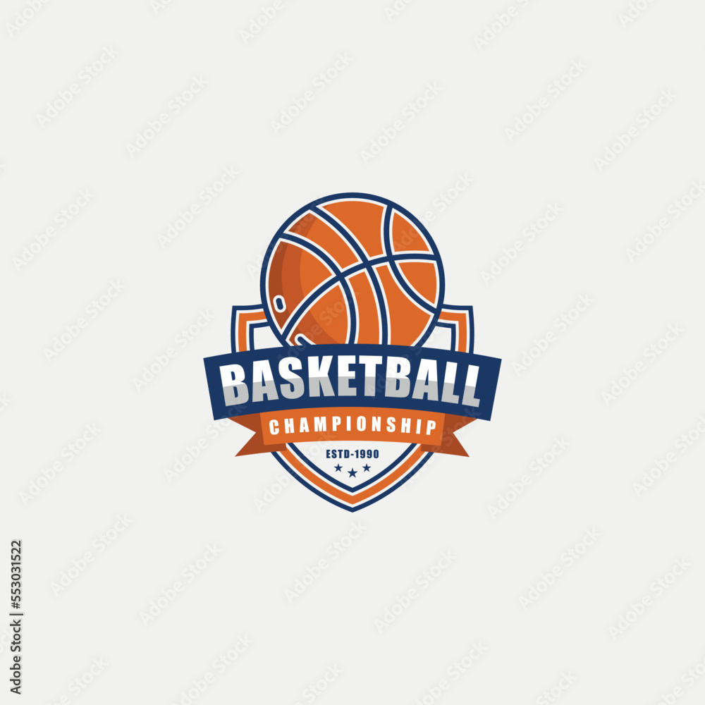 Basketball Logo Design Vector