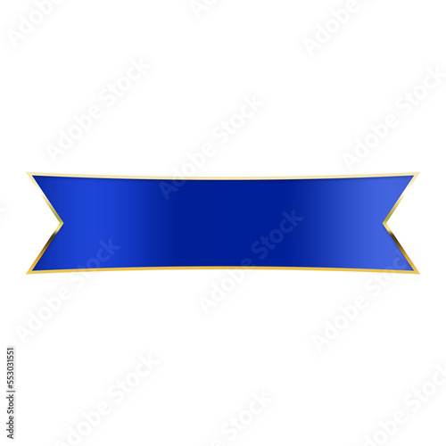 blue banner flag and gold rim Free Download blue banner flag and gold rim - GFXLoad
