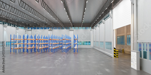 Warehouse interior. Spaciou...