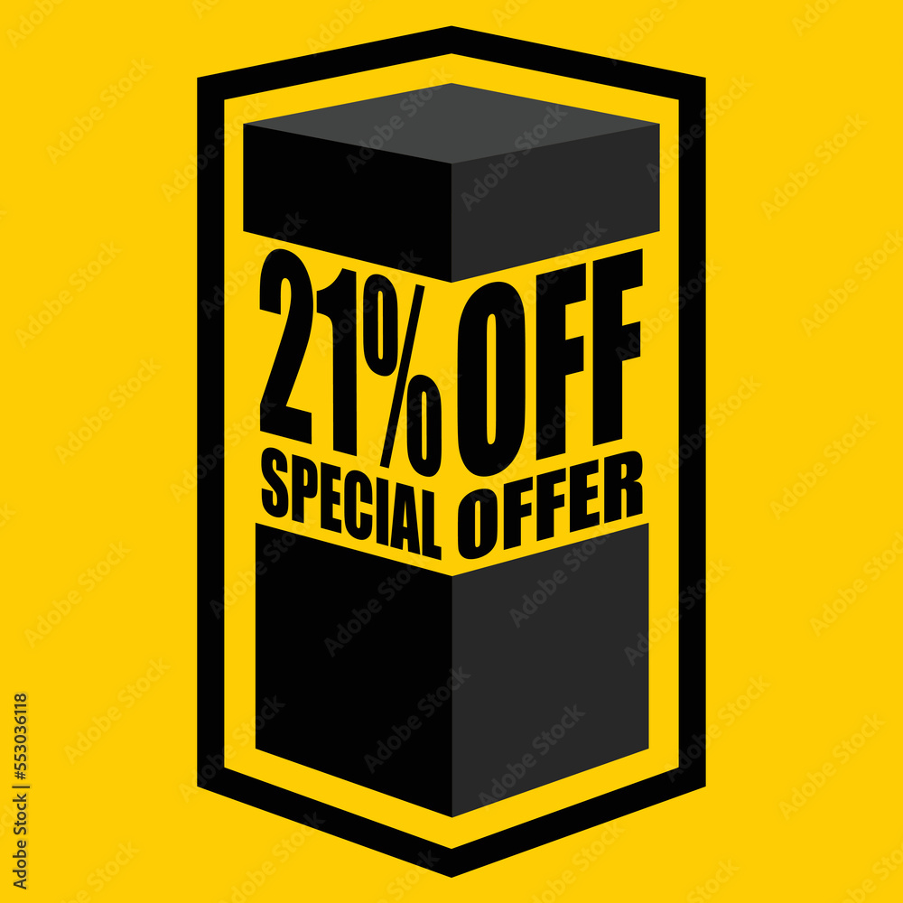 Vector illustration of black open box with lettering saying Vector illustration of black open box with lettering saying
