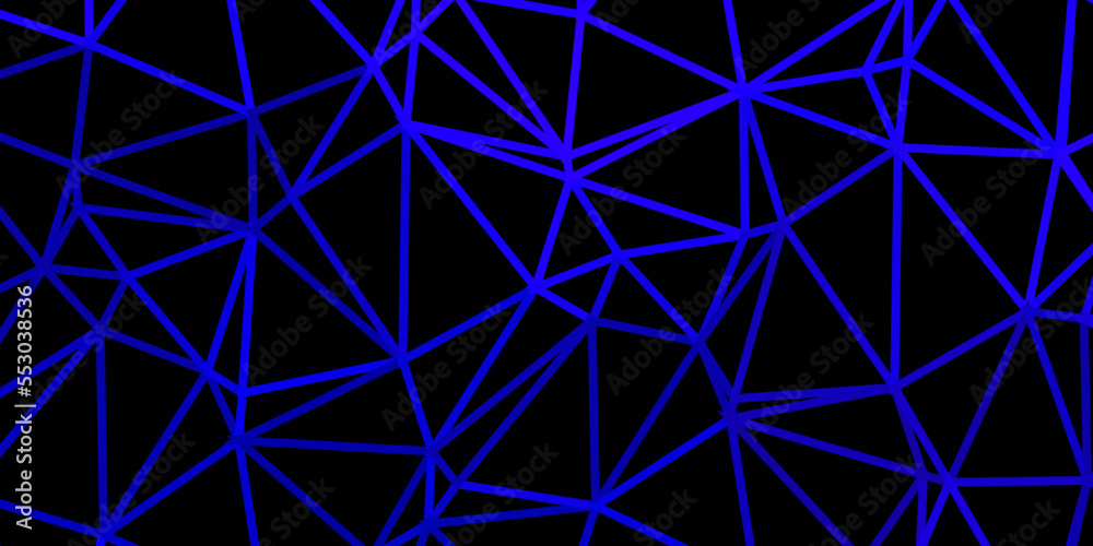 Dark pink, blue vector triangle mosaic design. Dark pink, blue vector triangle mosaic design.