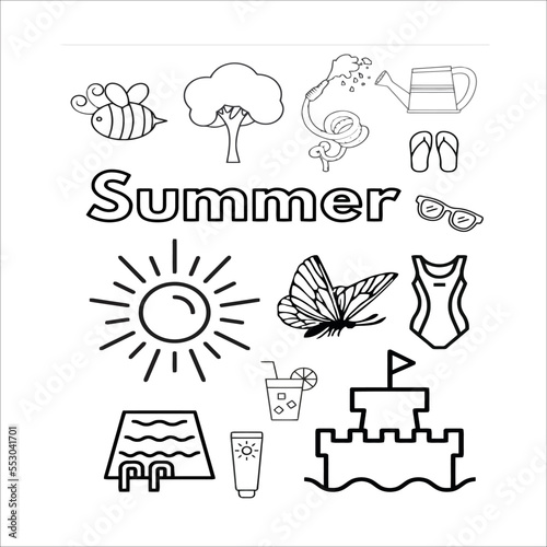 Vector illustration of scarf and shawl icon. Set of scarf and accessory stock vector illustration.Summer