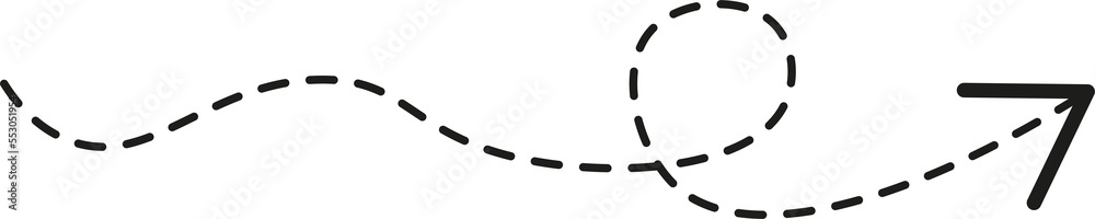 Dashed Line Arrow Dashed Line Arrow