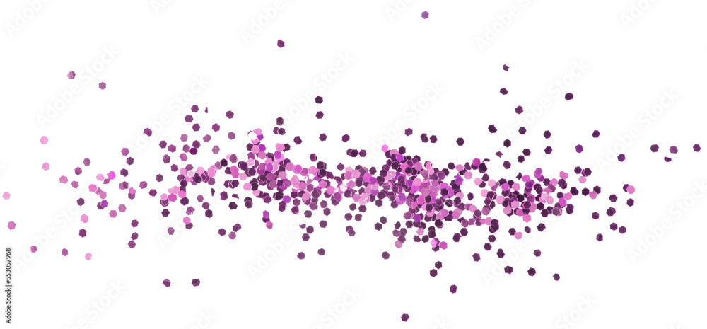 PNG glow shine magenta pink confetti dot element on transparent background.