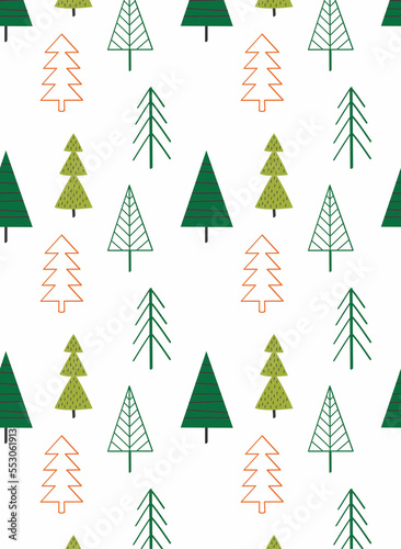 christmas trees pattern