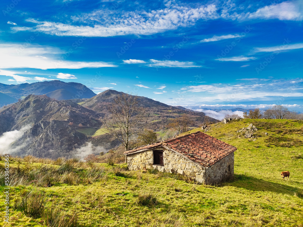 Sierra de Penamayor, Nava and Bimenes municipalities, Asturias, Spain Sierra de Penamayor, Nava and Bimenes municipalities, Asturias, Spain