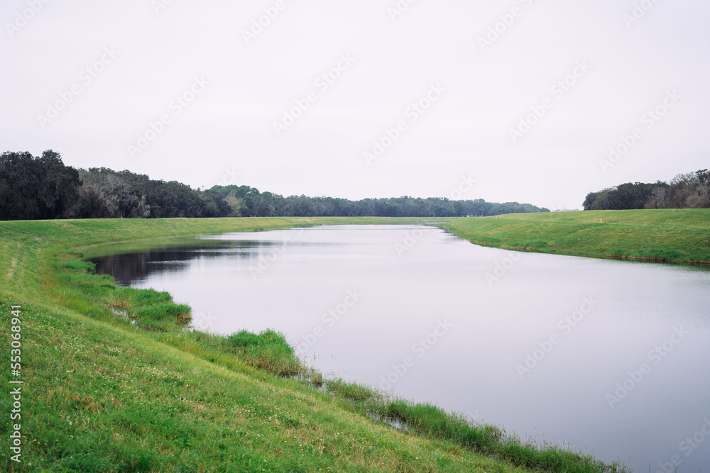 Tampa bypass canal, a 14-mile-long flood bypass operated by the Southwest Florida Water Management District Tampa bypass canal, a 14-mile-long flood bypass operated by the Southwest Florida Water Management District