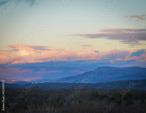 Sunset Mountain Landscape
Views from Dickinson Fire Tower
Petersburg NY Dec 2022