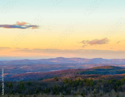 Sunset Mountain Landscape
Views from Dickinson Fire Tower
Petersburg NY Dec 2022