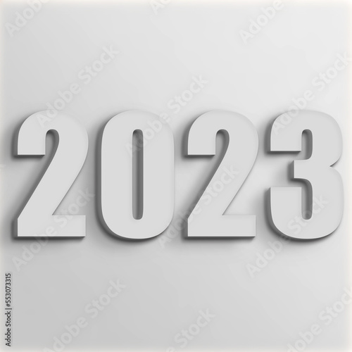 3d 2023 text render effect