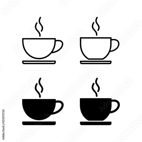 coffee cup icon vector for web and mobile app. cup a coffee sign and symbol