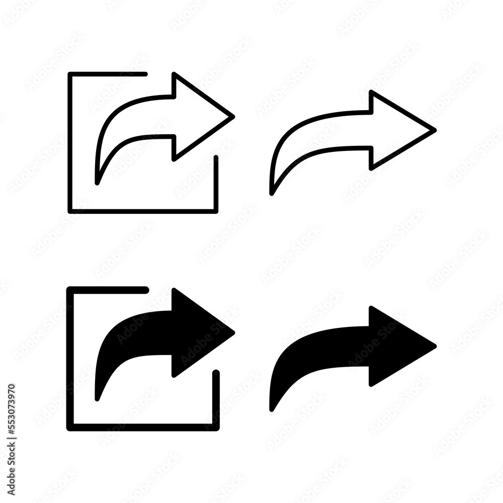 Share icon vector for web and mobile app. Sharing sign and symbol Share icon vector for web and mobile app. Sharing sign and symbol
