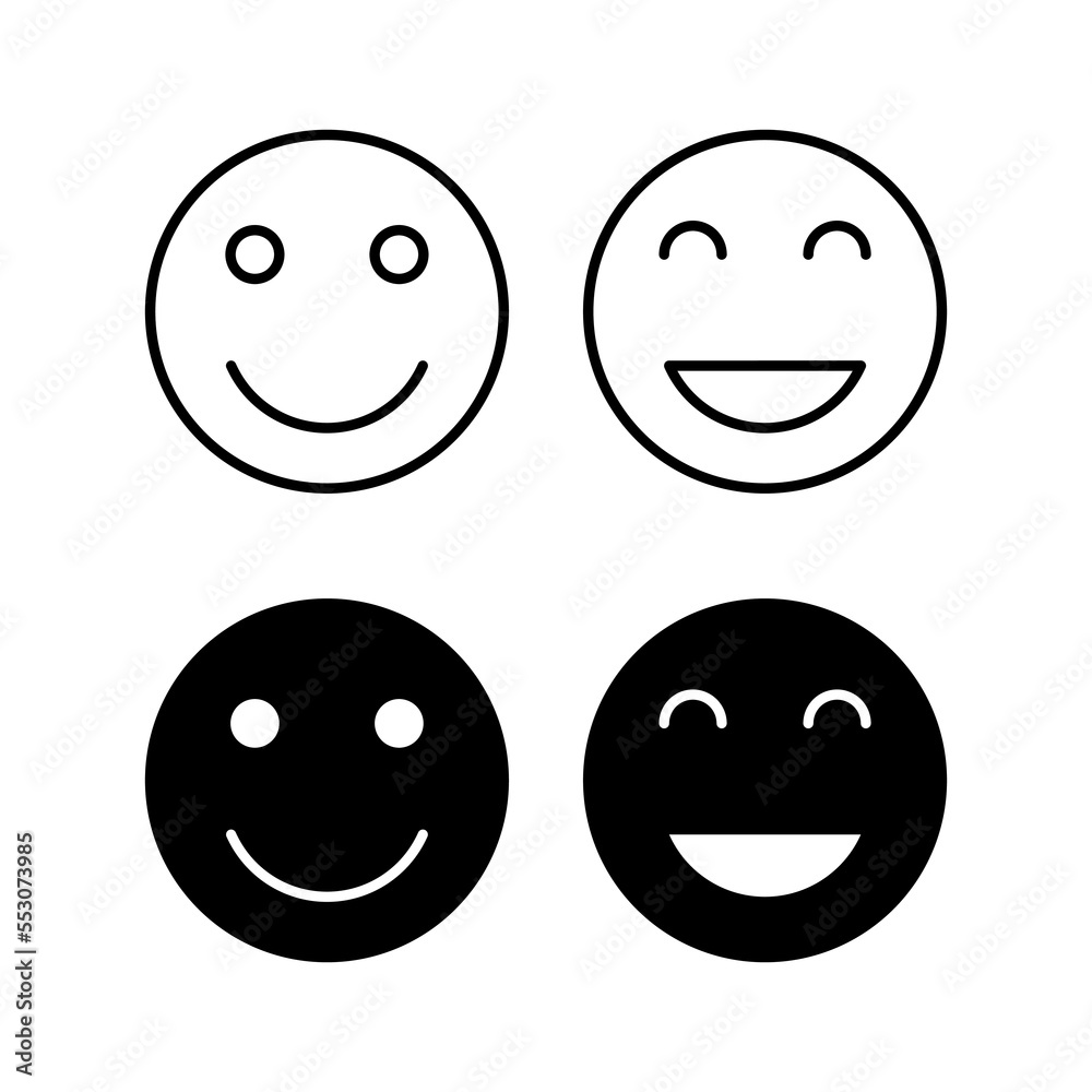 smile icon vector for web and mobile app. smile emoticon icon. feedback sign and symbol smile icon vector for web and mobile app. smile emoticon icon. feedback sign and symbol