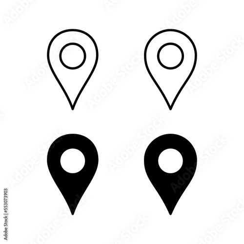 Free Download Pin icon vector for web and mobile app. Location sign and symbol. destination icon. map pin - GFXLoad