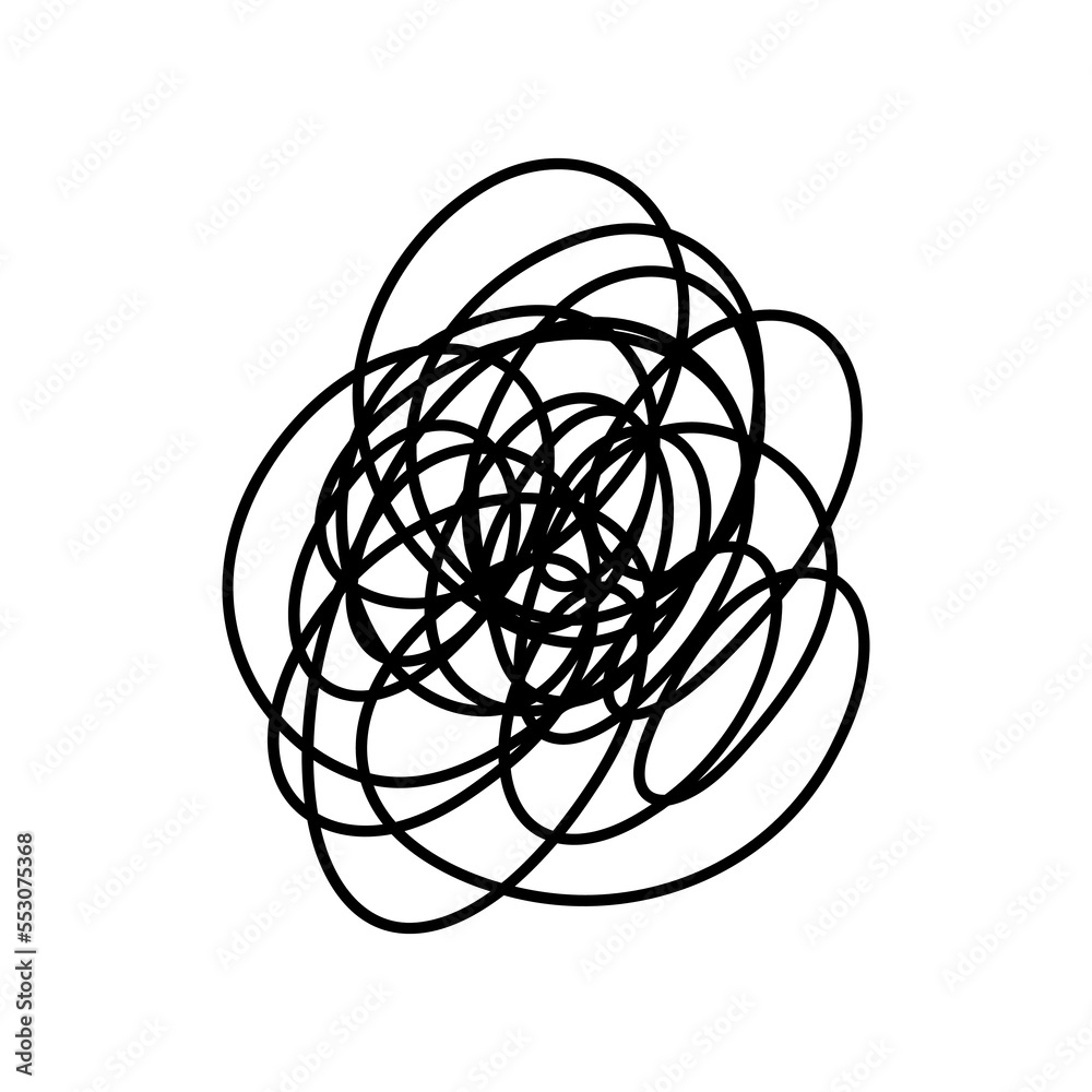 Complex line. Complicated way. Messy ball concept. Loading idea vector process. Complex line. Complicated way. Messy ball concept. Loading idea vector process.