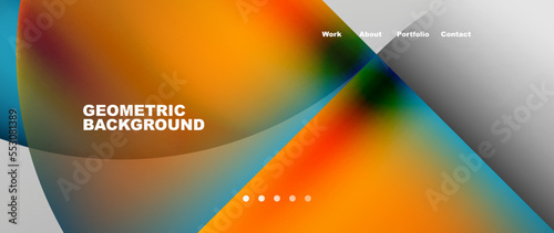Circles and round elements abstract background design for wallpaper, banner, background, landing page, wall art, invitation, prints