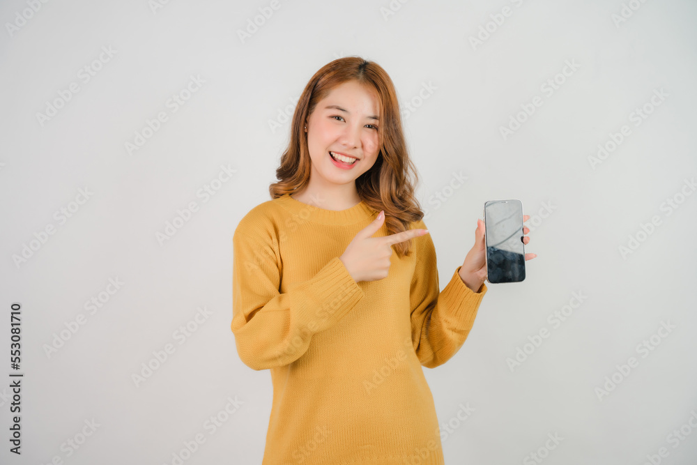 portrait of attractive asian woman isolated on white background portrait of attractive asian woman isolated on white background