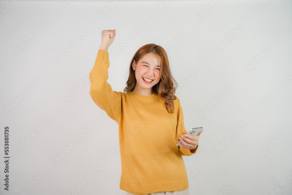 portrait of attractive asian woman isolated on white background portrait of attractive asian woman isolated on white background